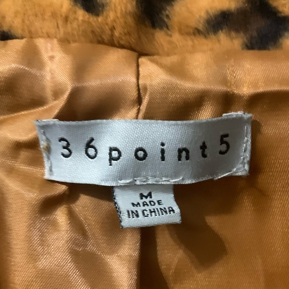 Leopard Faux Fur Jacket - Picture 4 of 4